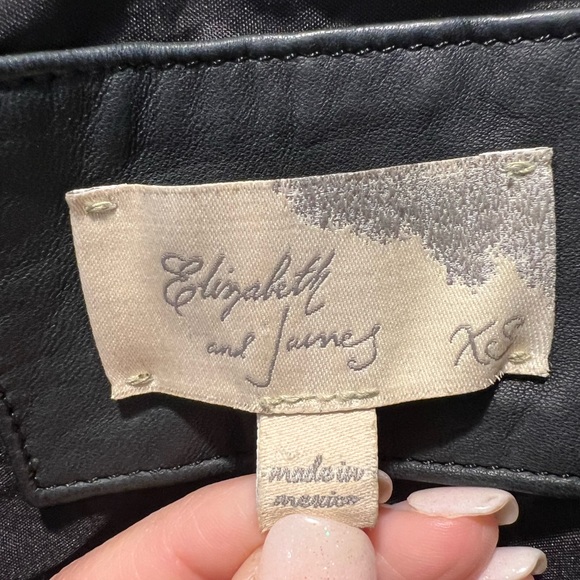 Elizabeth & James: Studded Leather Vest - Picture 2 of 5